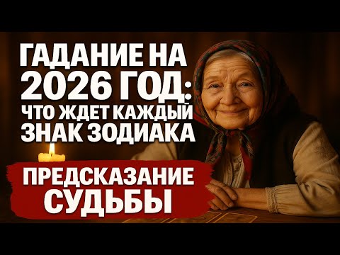 Видео: Гадание на 2026 год что ждет каждый знак зодиака