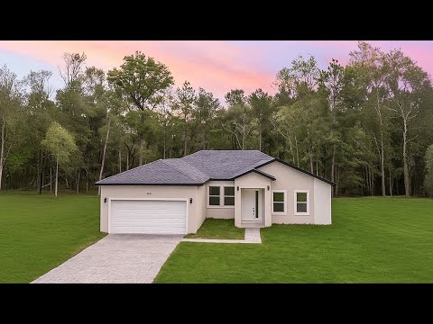 Видео: Посетите эту доступную новостройку во Флориде | Просторный участок площадью 0,26 акра в Ситрус-Сп...