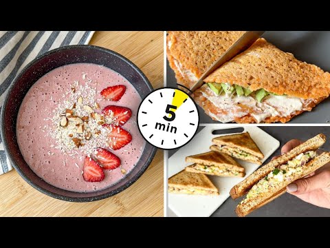 Видео: За 5 минут: Вкусные и Полезные Завтраки
