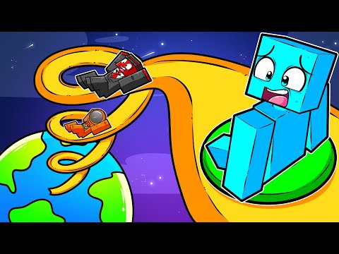 Видео: Я СЪЕХАЛ с МЕГА-ГОРКИ в Minecraft!
