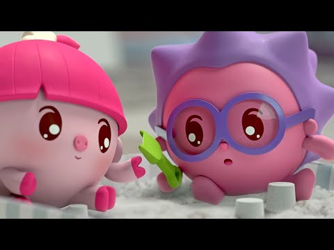 Видео: Малышарики играют на улице! - Сборник - Играем и гуляем с малышариками