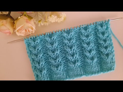 Видео: Красивый узор для кардигана, джемпера и не только..