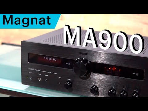 Видео: Полуламповый и ЦАПнутый. Стереоусилитель Magnat MA 900
