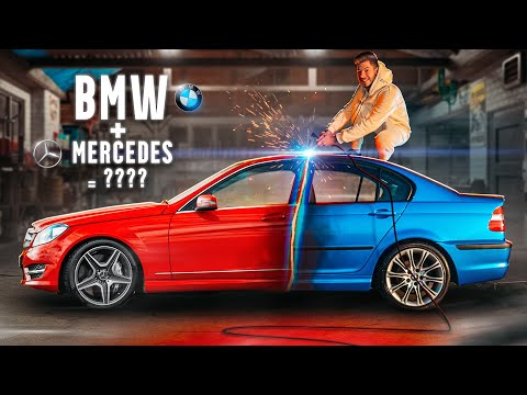 Видео: РАСПИЛИЛ MERCEDES и BMW ПОПОЛАМ и СВАРИЛ их ВМЕСТЕ! (Оно едет боком!!)
