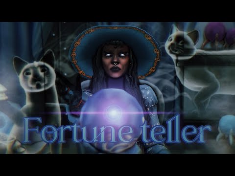 Видео: Гадалка🔮| Волшебная деревушка 2.0 [ The Sims 4 Spooky CAS Challenge]