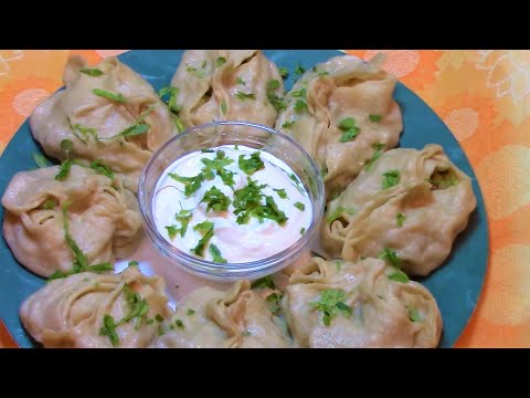 Видео: Манты с картофелем и мясом по-татарски. Тесто на манты и Как лепить манты.