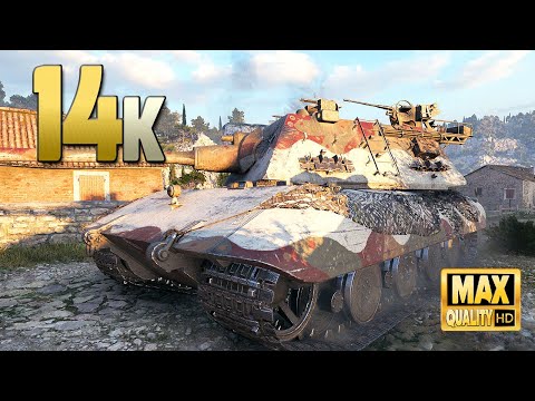 Видео: Е 100: Безумные 14к урона и дальше... - World of Tanks Мир танков