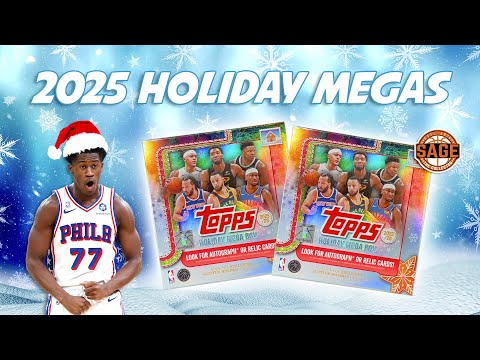 Видео: Баскетбольные мегабоксы Topps на праздники 2025-26 🔥 Столько блеска!