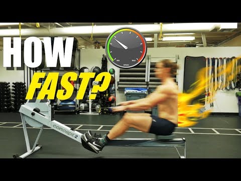 Видео: Гребной тренажер: как быстро следует грести?