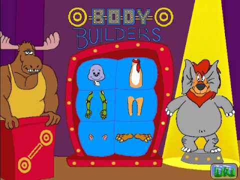 Видео: Reader Rabbit Preschool - Часть 13: Бодибилдеры