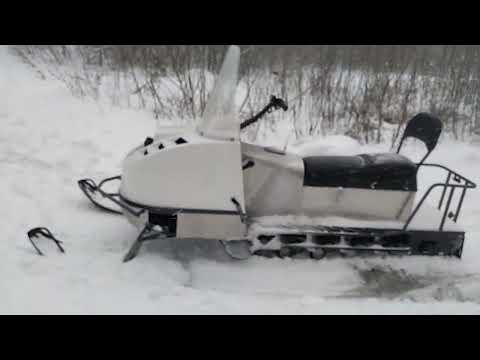 Видео: Обзор Снегоход Сибиряк катался по снегу