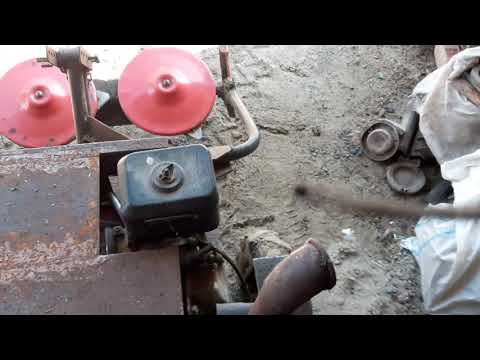Видео: роторная косилка от мотоблока на минитрактор