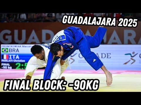 Видео: Финальный блок -90 кг | Гран-при Гвадалахары 2025