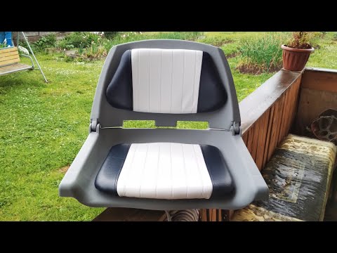 Видео: Кресло Easterner в лодку ПВХ + поворотная платформа с фиксацией