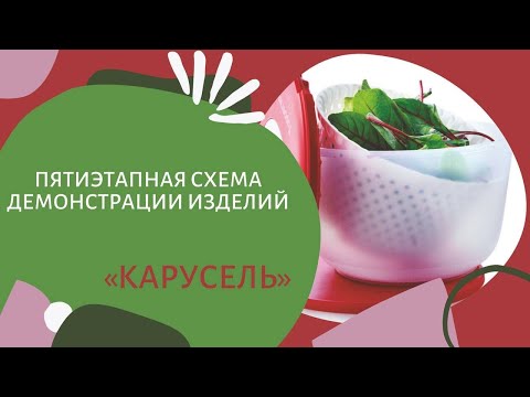 Видео: Рассказываем про Карусель. Пятиэтапная схема демонстрации изделий Tupperware в действии