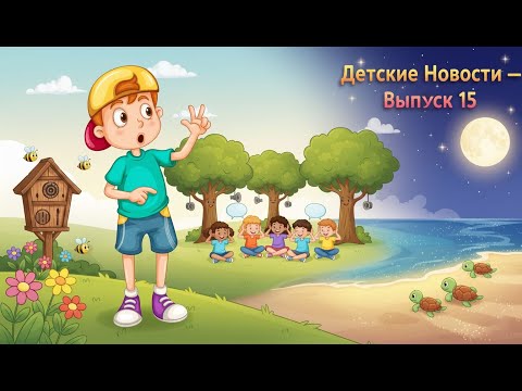 Видео: 🐝 Отель для пчёл, говорящие деревья и светящийся пляж | Детские новости #15