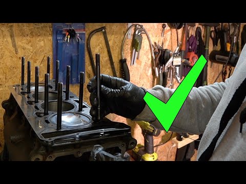 Видео: Шпильки ГБЦ  двигателя ARP. Просто о хорошем