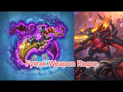 Видео: Слабейший Герой Саги Сильнейшие Оружие.Гайд на Фирак Веапон Рогу.Hearthstone Сквозь Потоки Времени