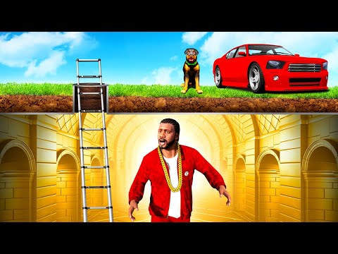 Видео: ПЯТИМИЛЛИОНЕРНЫЙ БУНКЕР Франклина в GTA 5!