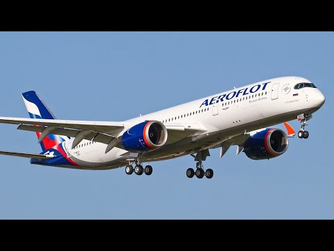 Видео: Аэрофлот - Посадка в аэропорту Внуково