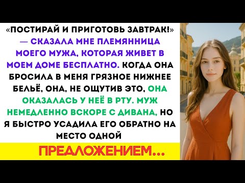 Видео: «Постирай белье и приготовь завтрак!» — сказала мне племянница моего мужа, которая живет в моем доме