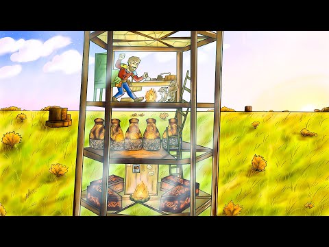 Видео: Построил ОГРОМНУЮ прозрачную БАШНЮ! Раст Rust