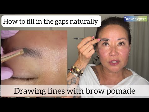 Видео: Скройте пробелы между бровями естественным путем