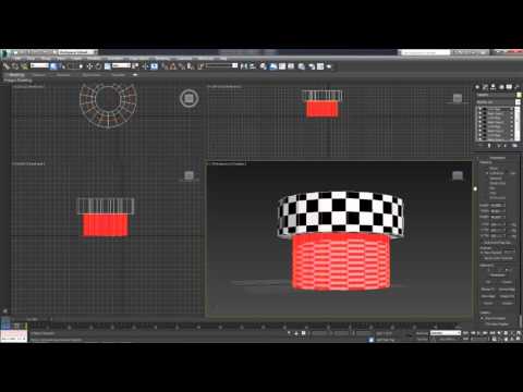 Видео: 3D Max. Упражнение №18. Проецирование текстур с помощью Checker.