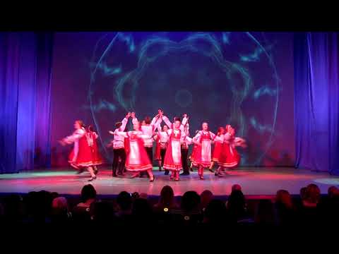 Видео: Народный коллектив Студия народного танца "Волжские зори" "Колесо"