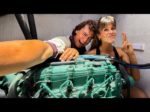 Видео: 80 тысяч долларов за заброшенный 58-футовый катамаран. Двигатели — мусор или сокровище? 🛠️