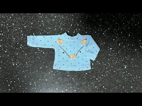 Видео: Свитшот для куклы + строим выкройку | sweatshirt for doll