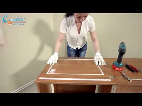 Видео: Швейный Стол КОМФОРТ Установка Подъемного Механизма Для Швейной Машинки