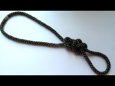 Видео: Жгут из бисера. Bracelet ! How to make bracelets ! Bracelet Tutorial