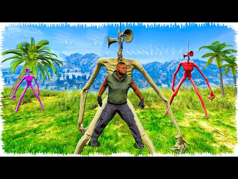 Видео: Джонни Зұлым СИРЕНОГОЛОВЫЙ кездестірді (GTA V) джони жони