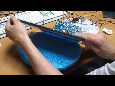 Видео: Огромный экран на платформе K4811 - погас экран, ремонт платы.