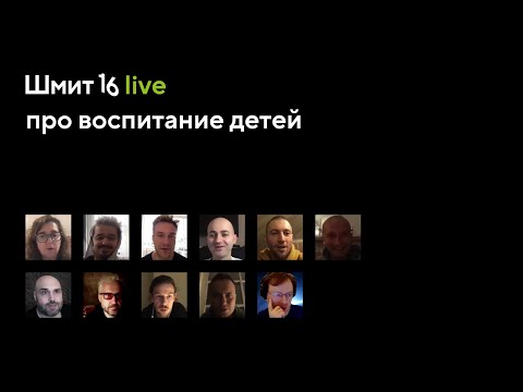 Видео: Шмит16 Live. Воспитание детей