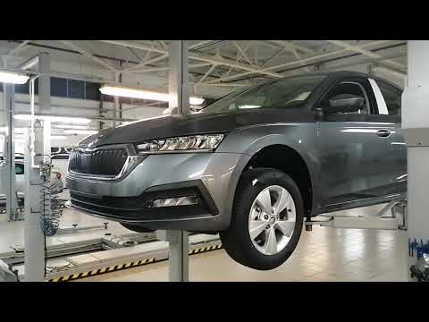 Видео: Skoda Octavia A-8 установка передних и задних брызговиков .