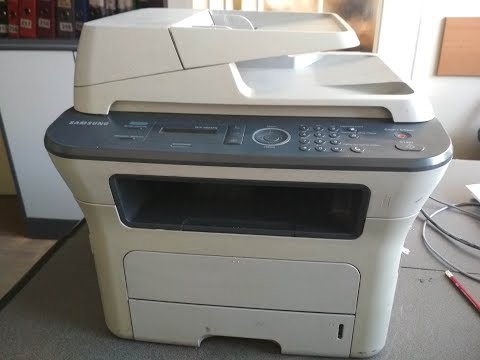 Видео: Печать с полосами/дефектами Samsung SCX 4824 - разборка печки, замена тефлонового вала