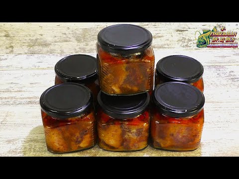 Видео: Как сделать вкусные консервы из карпа дома легко и просто
