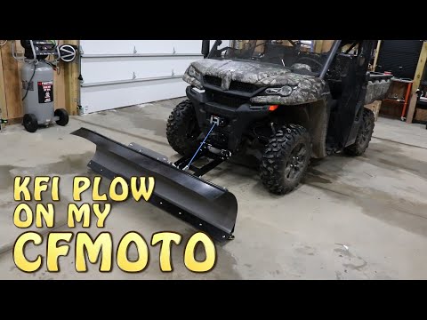 Видео: Установка KFI PLOW на мой CFMOTO