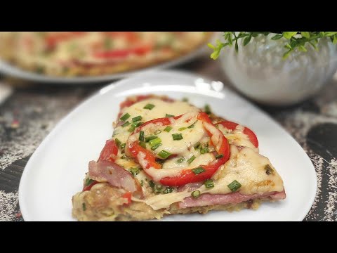 Видео: Пицца из кабачков на сковороде.  Быстро. Без муки. Без глютена. Без духовки. Без заморочек.