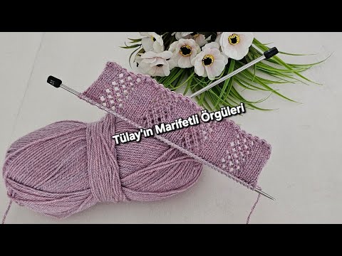 Видео: Простой узор для вязания элегантного и простого жилета, шали и кардигана