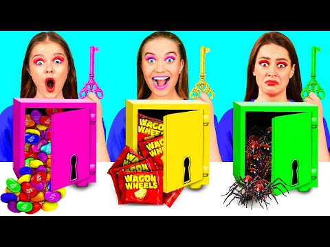 Видео: Выбери Правильный Ключ Челлендж | Эпичная Битва с Едой от DaRaDa Challenge