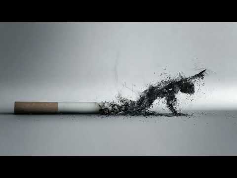 Видео: Сигарета в зубах
