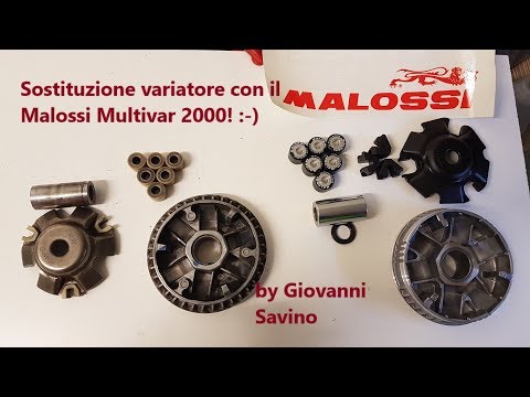 Видео: Вариатор Malossi multivar 2000 Kymco в сборе.