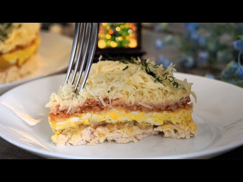 Видео: 🌲Лёгкий, нежный САЛАТ "АНЕЧКА" на праздничный стол. Очень вкусный салат на Новый год!