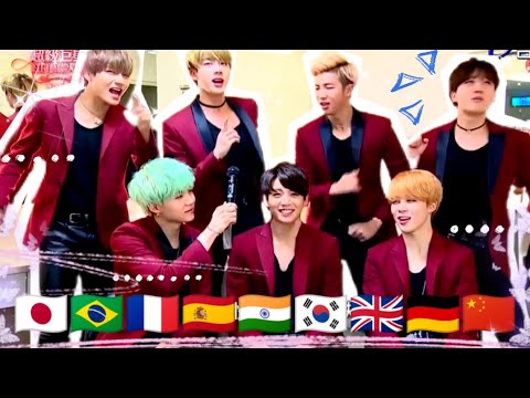 Видео: BTS говорят на разных языках