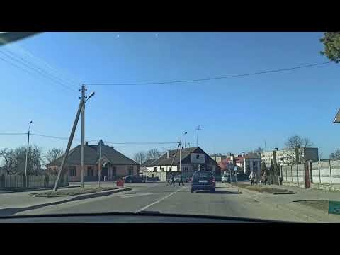 Видео: Волковыск районный город Беларуси Проехали по дороге через Волковыск. Какие дома и дороги мини обзор