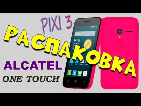 Видео: Смартфон Alcatel One Touch 4009D Dual Sim Pixi 3 Распаковка | Unboxing Smartphone