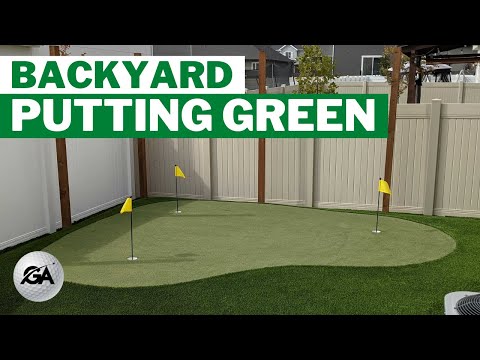 Видео: Проектирование и установка площадки для гольфа на заднем дворе!